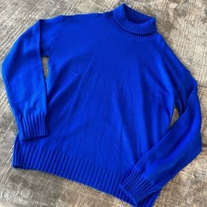 NWT blue turtle neck sweater